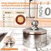 XinSiChen Stainless Steel Lucky Fidgeting Spinner Mens Gifts Office Desktop Anxiety Relief Paperweight Roulette Dice Game Decision Maker Important Date Reminder Calendar view 4