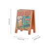 LOGOFUN 2pcs Miniature Sign Board Dollhouse 1:12 Mini Wooden Blackboard Sign Tiny Bar Scene Props Vintage Small Wood Board Model for Doll House Accessories view 2