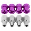 4pcs RC Hex Adapter, Aluminum Wheel Hex Drive Hub Adaptor 15mm to 25mm Lightweight Locknut for D90 AX10 CC01 SCX10 F350 Crawler (15MM) view 1