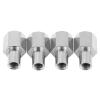 4pcs RC Hex Adapter, Aluminum Wheel Hex Drive Hub Adaptor 15mm to 25mm Lightweight Locknut for D90 AX10 CC01 SCX10 F350 Crawler (15MM) view 4