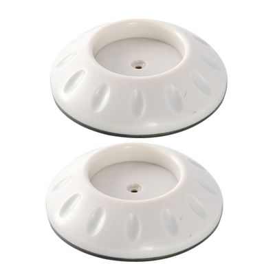 SAFIGLE 2pcs Wall Guard Protector for Doorways Damage Wall Bumper Cup for Safety Stairs Pet Gates Design Backing to Prevent Scuffs