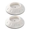 SAFIGLE 2pcs Wall Guard Protector for Doorways Damage Wall Bumper Cup for Safety Stairs Pet Gates Design Backing to Prevent Scuffs view 1