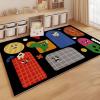Kids Indoor Area Rug Modern Abstract Shaggy Rugs Waterproof Oversized Bedroom Rug for Bedroom Rug Girls Kids Nursery Room Home Decor view 1