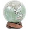 Detailed Handmade Globe, World Globe with Walnut Base, Educational Geographic Globe Chinese and English Bilingual Earth Globe New view 1