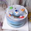 15 Pcs Outer Space Cake Toppers - Creative Astronaut and Planet Decorations for Kids Birthday Parties and Baby Showers view 2