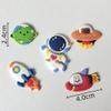 15 Pcs Outer Space Cake Toppers - Creative Astronaut and Planet Decorations for Kids Birthday Parties and Baby Showers view 3