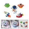 15 Pcs Outer Space Cake Toppers - Creative Astronaut and Planet Decorations for Kids Birthday Parties and Baby Showers view 4