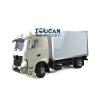 wheelfun US in Stock, 1/14 RC Delivery Truck Container Unassembled DIY Tractor Model 2Axles Arocs with 35T540 Motor view 1