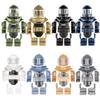 MaozyHomie Toy Soldiers Figures Earthy Yellow Bomb Disposal Suit Armor E.O.D Suit Toys Military Equipment Custom Minifigure Compatible with Major Brand, 3 Years Old and up view 3