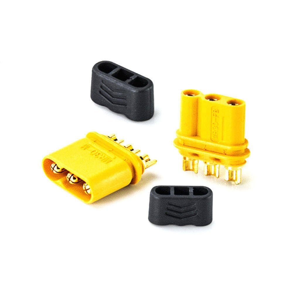 5pair/lot Upgrated of XT30 Connector MR30 Connector Plug Female and Male Connector Plugs Gold Plated for RC Parts