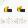 5pair/lot Upgrated of XT30 Connector MR30 Connector Plug Female and Male Connector Plugs Gold Plated for RC Parts view 4