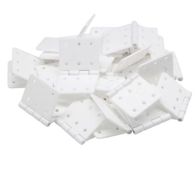 DAYUDDRICAR 20 PCS RC Airplane Nylon & Pinned Hinge 12x24mm 16x29mm 20x36mm Kit Spare Part for RC Airplane Plane Parts Model Replacement (Color : 20 pcs 16x29mm)