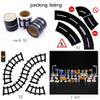 Luejnbogty Play Road Tape for Toy Cars and Trains 3 Rolls 4.8cmx5m Straight Curve Track Traffic Signs - view 2