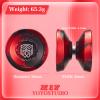 YOYOSTUDIO Yoyo Professional Responsive Yoyo H17, Dual Purpose Metal Yoyos for Kids Beginner, Unresponsive Yo yo Bearing for Adults with Removal Bearing Tool, 10 String, Case & Glove (Black and Red) view 2