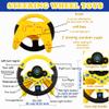 Fahacop 2 Pack Car Driving Simulated Toy Kids Steering Wheel Copilot Driving Steering Wheel Toy with Light Music for Kids Early Learning Educational Sounding Toys, 2 Colors view 2