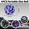 HOMQYTE High Elasticity Ball, Super High Bouncing Foam Balls for Adults Improve Hand-Eye Coordination Sports Training (4P, Camouflage) view 2
