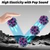 HOMQYTE High Elasticity Ball, Super High Bouncing Foam Balls for Adults Improve Hand-Eye Coordination Sports Training (4P, Camouflage) view 4