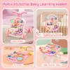 CUTE STONE 2-in-1 Baby Walker for Girls, Toddlers Learning Walker, Early Educational Push Walking Toys with Detachable Activity Center for Infants 12+ Months view 3
