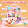 CUTE STONE 2-in-1 Baby Walker for Girls, Toddlers Learning Walker, Early Educational Push Walking Toys with Detachable Activity Center for Infants 12+ Months view 4