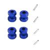 4X Metal 17mm Wheel Hex Hub Adapter Nut for ARRMA 1/8 6S KRATON Outcast RC Car Spare Part Accessory view 4