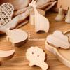 10 Pack Cabinet Drawer Handles for Kids, Animal & Cloud Shape, Wooden Furniture Knobs, Cartoon Cupboard Wardrobe Door Pull Handles, Bedroom Kitchen Knobs with Screws,A view 2