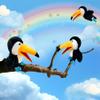 okegztoa Puppet Toucan Hand Puppet,13.8" Animal Puppet Toucan Puppets Stuffed Animal Hand Puppets for Kids with Movable Mouth,Puppet Plush Multi-Color Toys Bird Puppet Role Play Teaching(Big Black) view 4