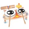 Stoie's Owl Drum Set for Babies and Toddlers, Wooden Percussion Musical Instruments for Kids, Eco Friendly, Montessori Educational Toy for Girls and Boys view 1