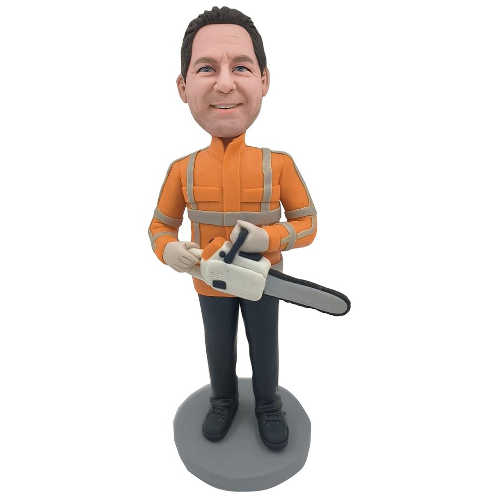 Custom Bobble-Heads Figurine Customized Doll, custom bobblehead Mechanic, Bobble Head Figures Handmade Personalized Sculpture Gift for Mechanic
