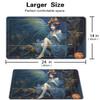SOTWONSO Board Game for TCG Playmat Table Mats Games Size 60X35 cm Mousepad Compatible for MTG RPG CCG Trading Card Game Play mats with 6 Dice (Playmat with Zones 1) view 3