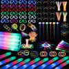 272 PCs Glow Party Supplies, 24 Foam Glow Sticks, 24 LED Glasses and 200 Glow Sticks  Bracelets, 12 Glow sticks headband 12 Fiber Optic Hair LightGlow Neon Party Favors for Wedding, Concert, Raves view 1