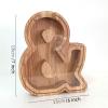 UEMIS Wooden Piggy Bank for Kids Girls Boys,Personalized Piggy Bank and letter piggy bank,Wooden Money Saver,Durable Wood with Transparent Plexiglass for Building Money Saving Habits (special symbols) view 2