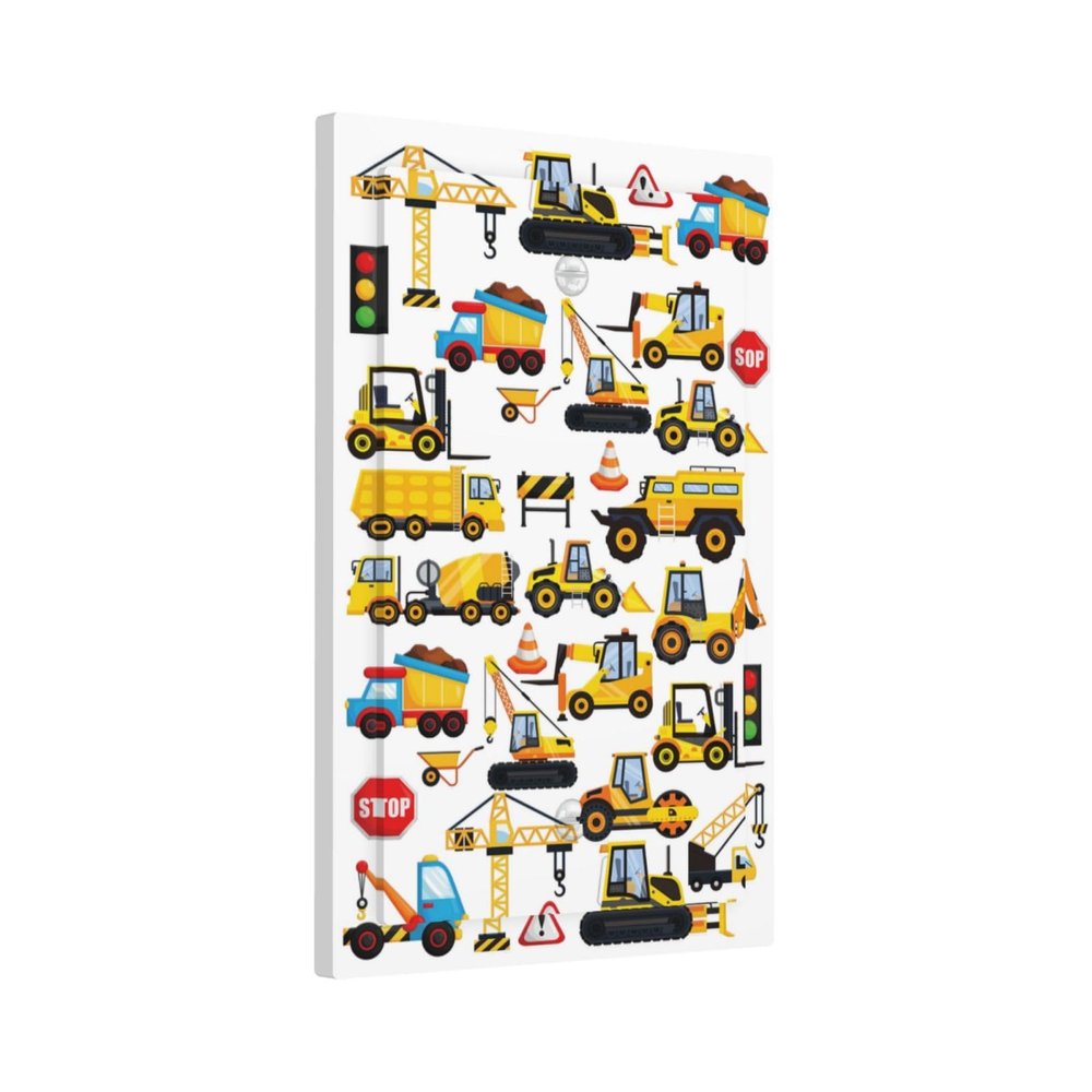 Funny Cool Cartoon 1-Gang Blank Wallplate Jumbo Size Outlet and Light Switch Cover Kid Boy Decorative Switch Face Plate Cover