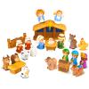 COOLTUNE Nativity Set for Kids  25 Piece Christmas Nativity Playset with Figures, Soft Rubber Jesus Story Play Toys for Toddlers, Children, Baby Girls Boys Ages 1 2 3 4 5 6+ at Home & Sunday School view 1