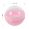 ABOOFAN 50pcs Macaron Shell Twisting Ball Candy Balls Fillable Gumball Machine Balls Gumball Machine Containers Numbered Ball Fillable Round Bingo Game Balls Balls Toy Pp view 2