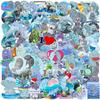 100 PCS Manatee Stickers, Manatee Party Favors Birthday Decorations Supplies Gifts Waterproof Vinyl Stickers for Water Bottle Laptop view 1