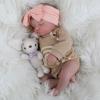 KSBD Lifelike Reborn Baby Dolls-20 inch Sleeping Realistic Newborn Baby Dolls, Soft Cloth Body with Feeding Toy for Kids Age 3 + view 3