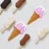 2Pcs Fake Ice Cream Cone Resin Model Dessert Prop for Shop Display and Photography Artificial Ice Cream Decoration for Parties view 4