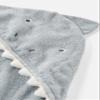 Little Planet by Carter's Unisex-Baby Organic Cotton Towel, Shark/Galaxy Grey, OSZ view 2