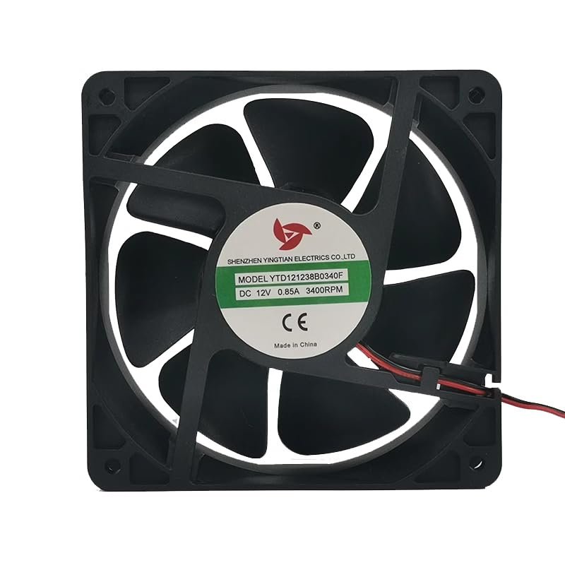YTD121238B0340F Fan YTD121238B0340F 12V 0.85A 3400 RPM 12038 High Air Flow Cooling Fan