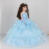 KINNEX COLLECTIONS SINCE 1997 18" Porcelain Quinceanera Umbrella Doll (Quince Anos)~ KB18724-4B~ (Baby Blue) view 2