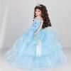 KINNEX COLLECTIONS SINCE 1997 18" Porcelain Quinceanera Umbrella Doll (Quince Anos)~ KB18724-4B~ (Baby Blue) view 3