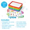 hand2mind Alphabet Word Work Small Group Set, Lowercase Magnetic Letters, Magnetic Letter Trays, Phonics Manipulatives, Phonemic Awareness Activities, Science of Reading Classroom Materials (Set of 6) view 2