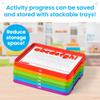 hand2mind Alphabet Word Work Small Group Set, Lowercase Magnetic Letters, Magnetic Letter Trays, Phonics Manipulatives, Phonemic Awareness Activities, Science of Reading Classroom Materials (Set of 6) view 4