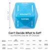 Dinner Dice Version 2- for Couples Takeout Date Night Ideas 2"x2"x2" Decision Dice in Blue view 2