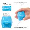 Dinner Dice Version 2- for Couples Takeout Date Night Ideas 2"x2"x2" Decision Dice in Blue view 3
