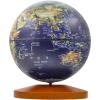 Detailed Built in LED Globe, Touch Music Globe, Easy-Read High Clear Map World Globe, Geographic Earth Globe with Wooden Stand New view 1