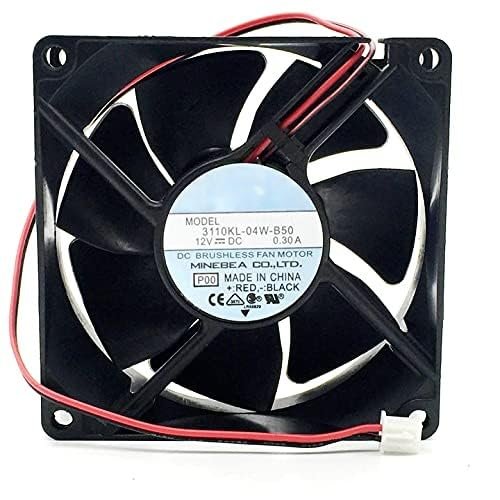 3110KL-04W-B50 80mm Cooling Fan 12V 0.30A Double Ball Cooling Fan