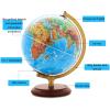 Detailed Dia 10-inch/25CM Globe, Colorful Easy-Read High Clear Map Geographic World Globe, Chinese and English Bilingual Earth Globe New view 3