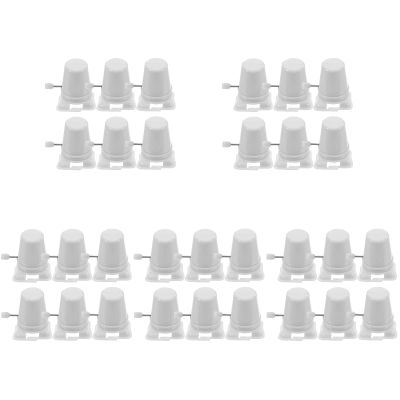 Totority Clockwork Legged Robot 30 Pcs Stocking Stuffers Kid Toys Wind up Toy Movement Replaceable Mechanism House Mini Childrens Accessory Plastic White Household Walker