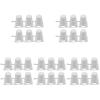 Totority Clockwork Legged Robot 30 Pcs Stocking Stuffers Kid Toys Wind up Toy Movement Replaceable Mechanism House Mini Childrens Accessory Plastic White Household Walker view 1